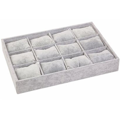 Jewelry box gray bracelets / watch box pads