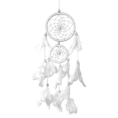 Children's Dreamcatcher - White - 45 cm long