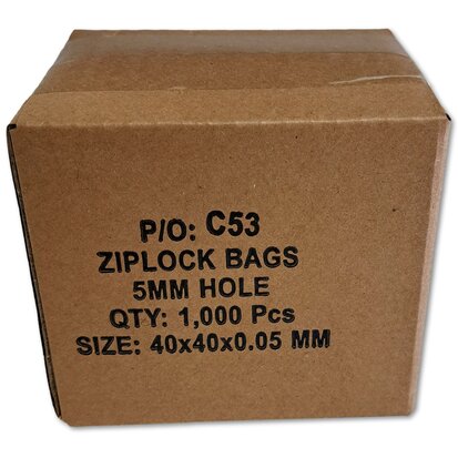 Grip bags 40x40 mm / 1000 pieces - 50 micron