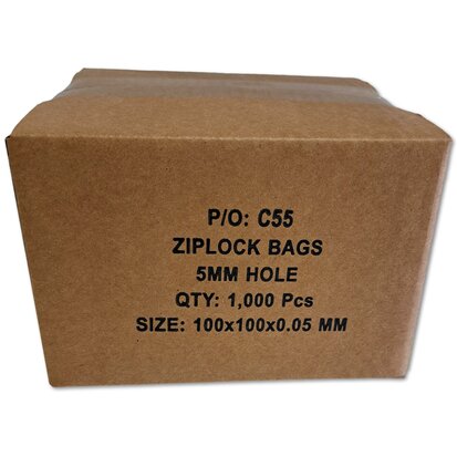 Grip bags 100x100 mm / 1000 pieces - 50 micron 