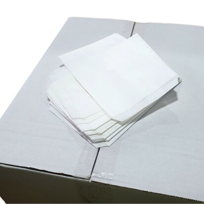 Paper bags / gift bags - 13x18 cm - white 40 gr. - 1000 pieces - 40 grams bleached kraft